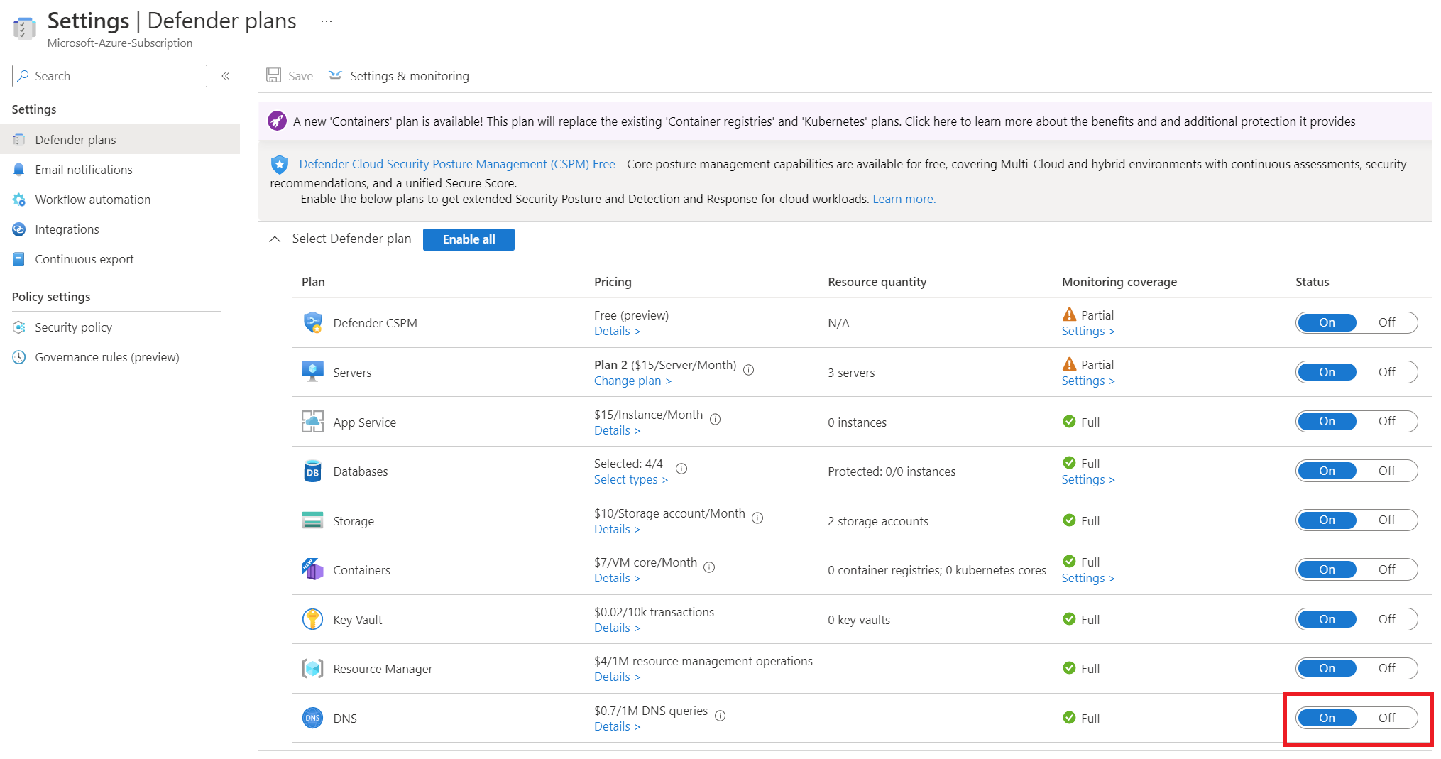 Using Microsoft Defender for DNS