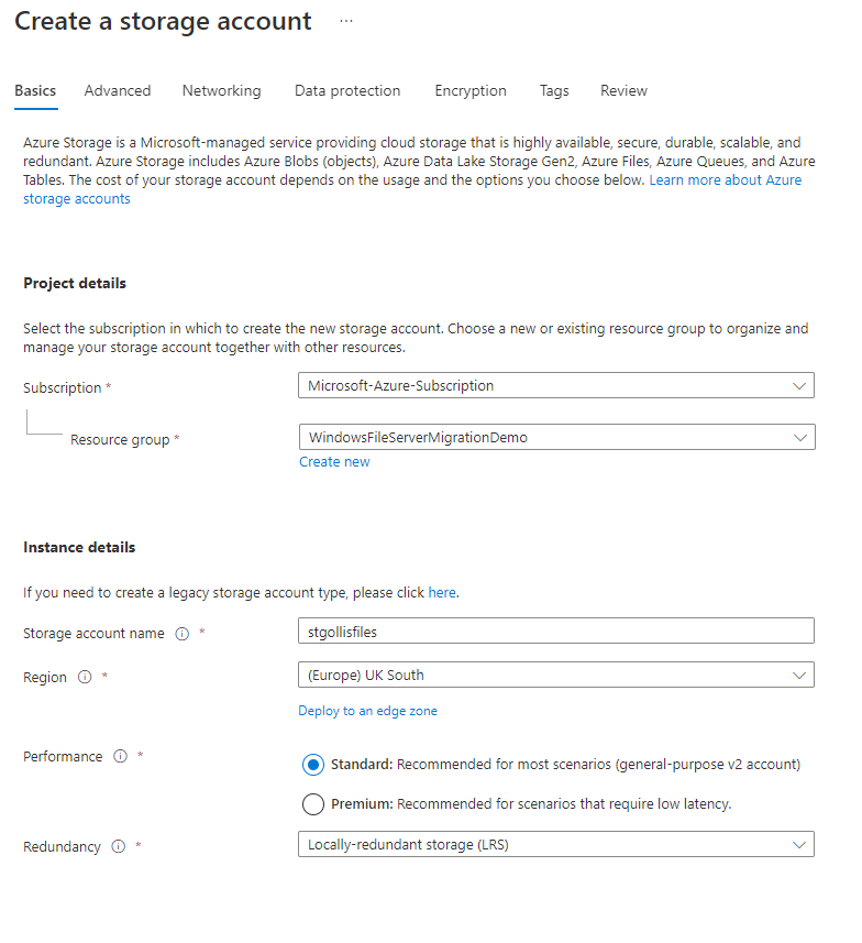 Migrate to Azure Files using Robocopy