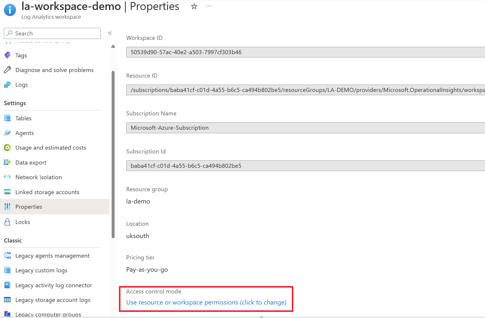 Understanding access in Log Analytics Workspaces