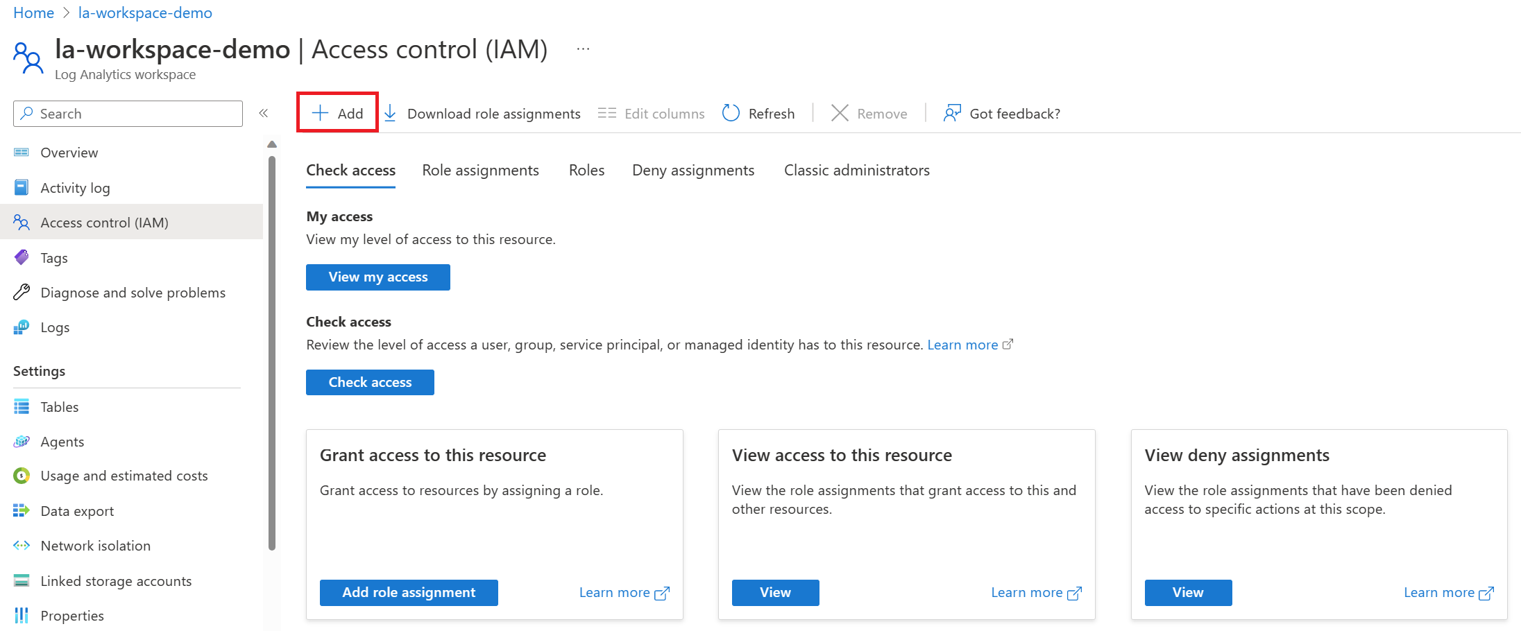 Understanding access in Log Analytics Workspaces