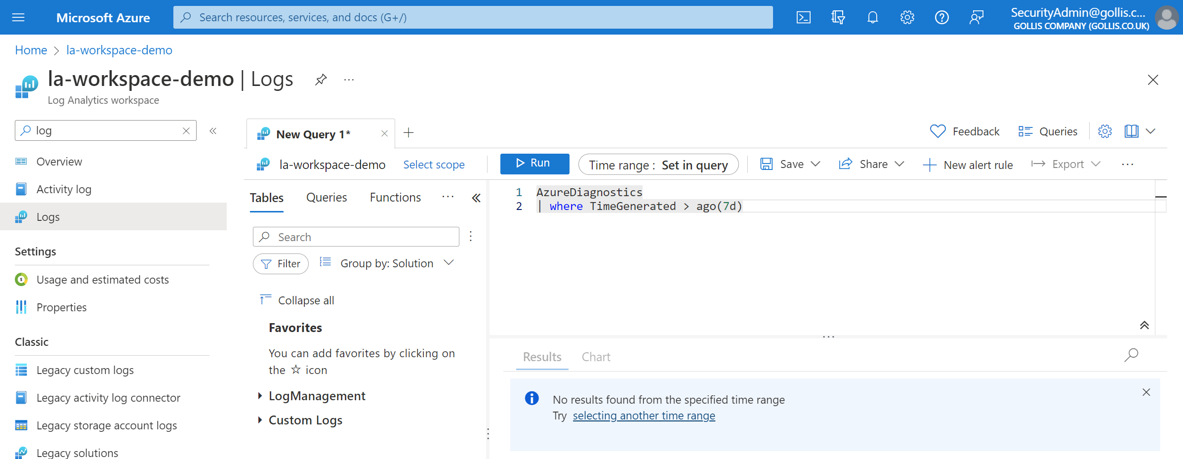 Understanding access in Log Analytics Workspaces