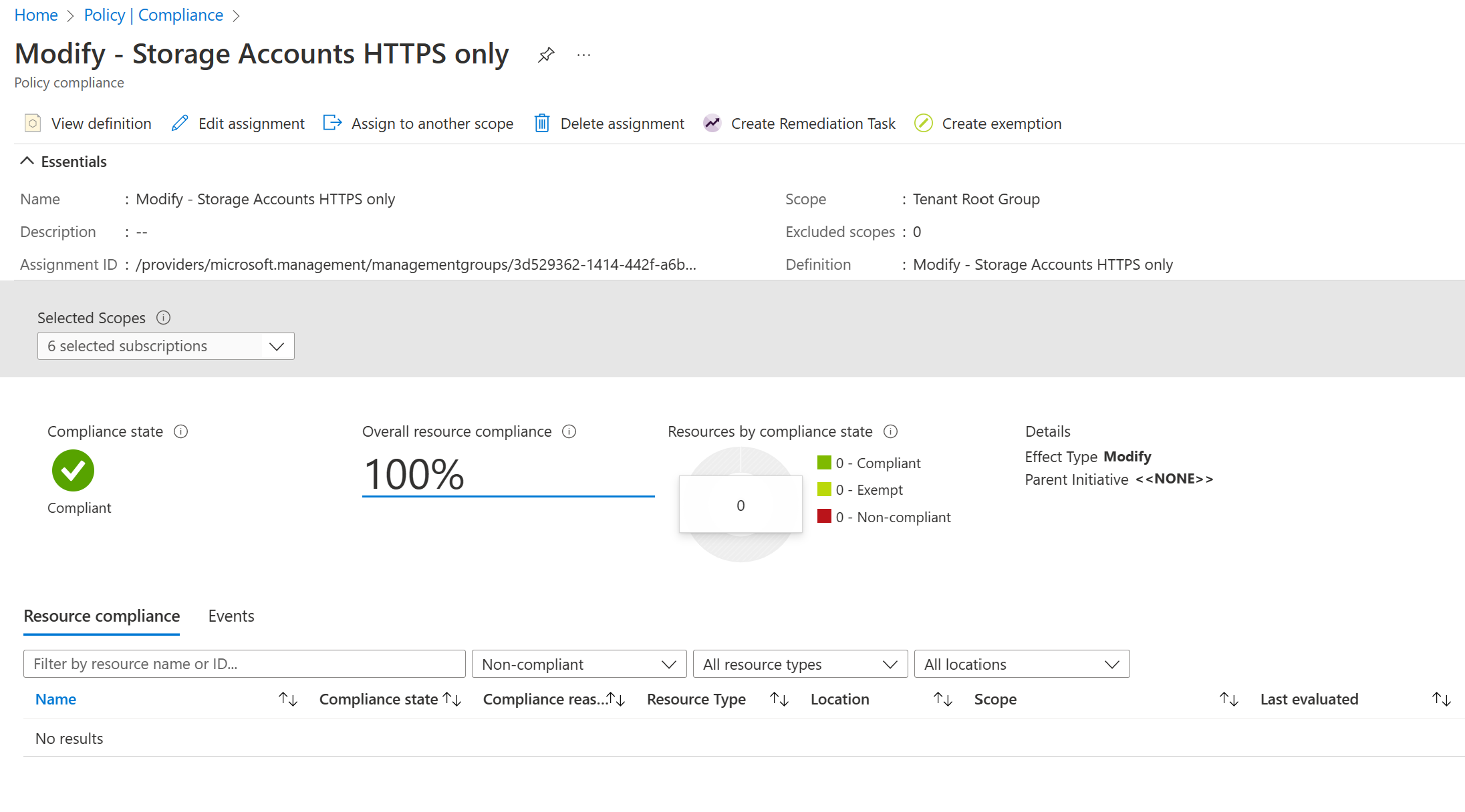 Testing out Azure Policies Modify Effect