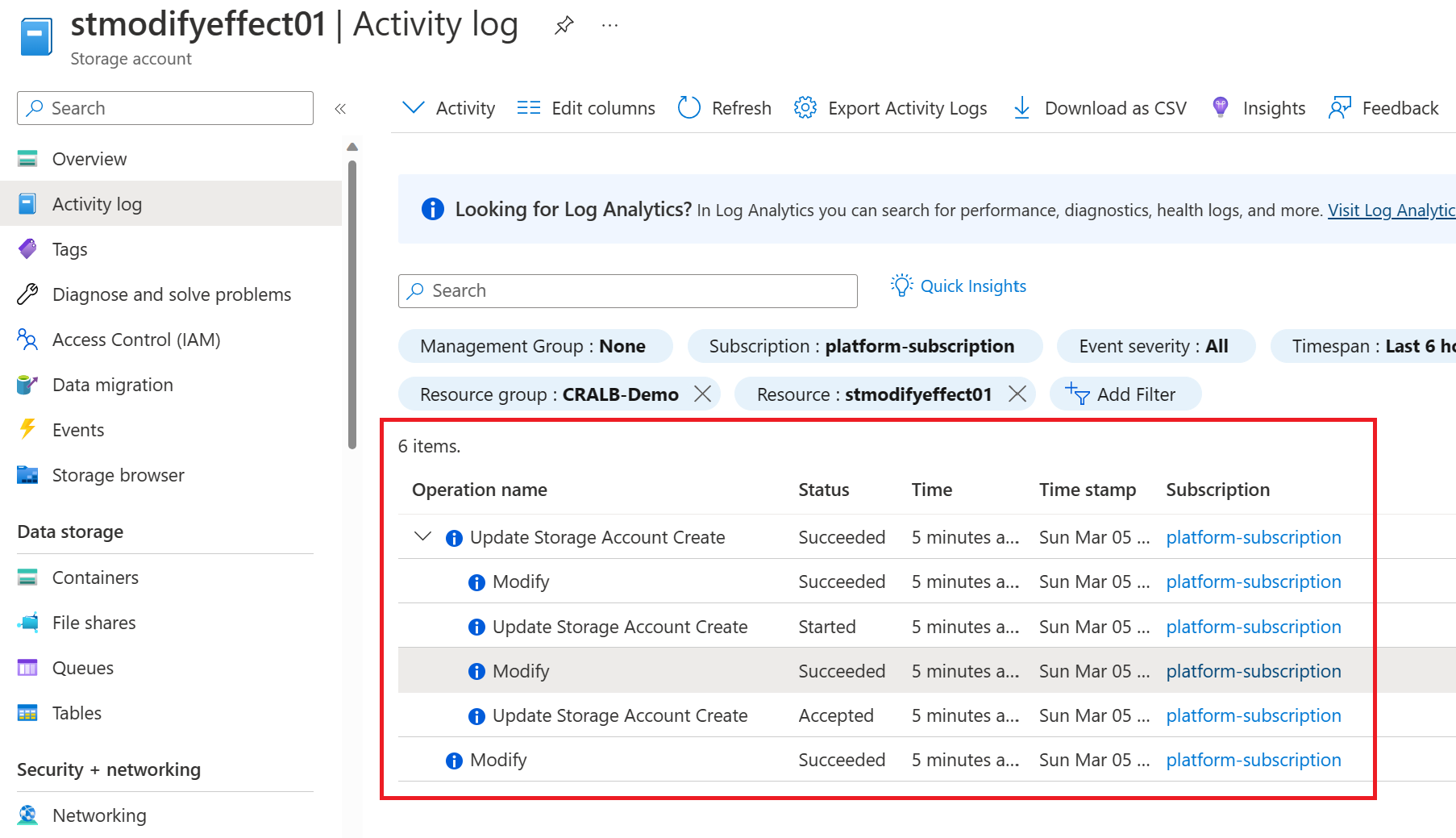 Testing out Azure Policies Modify Effect