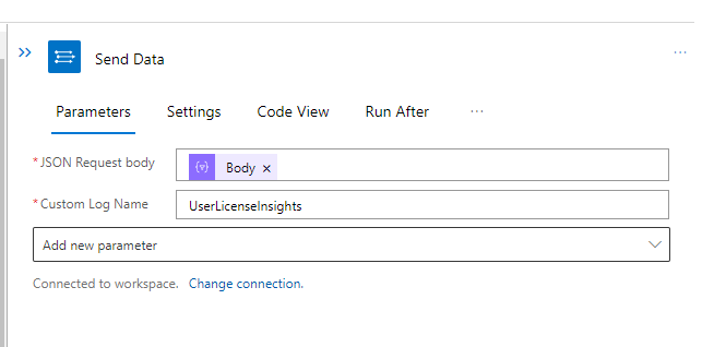 Creating a user licensing Azure Workbook using Azure Logic Apps and Log Analytics.