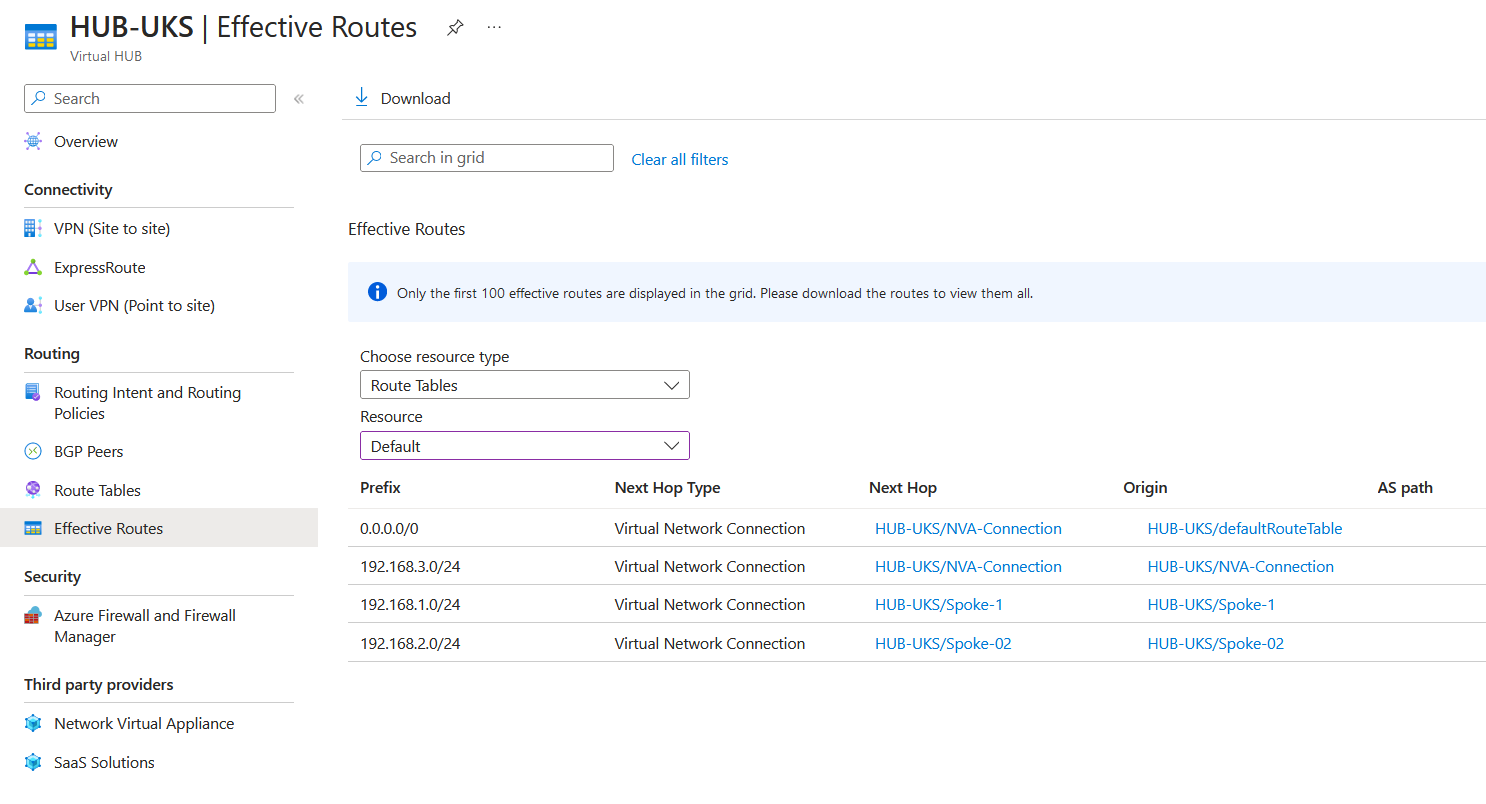 Using Azure Bastion in Azure Virtual WAN