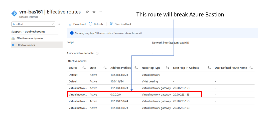 Using Azure Bastion in Azure Virtual WAN