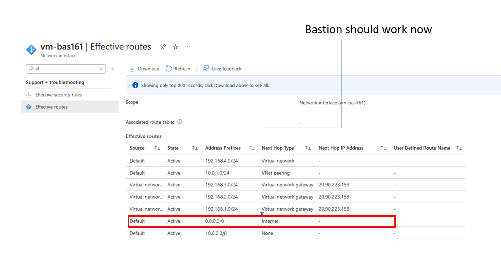 Using Azure Bastion in Azure Virtual WAN