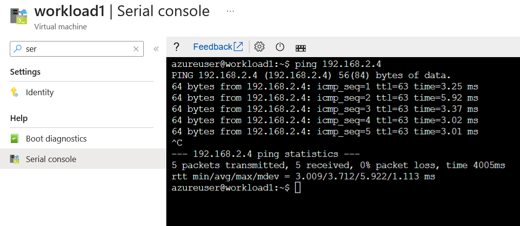 Routing traffic via an NVA in Azure Virtual WAN.