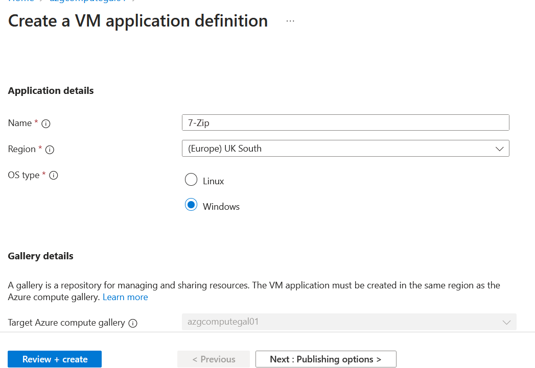 Using VM applications and Azure Policy to deploy applications.