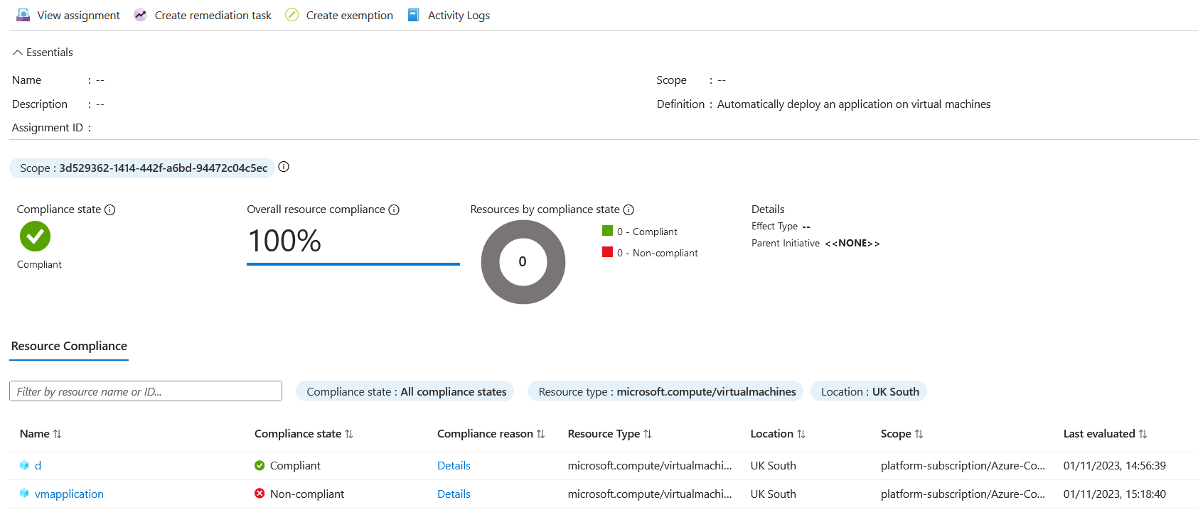 Using VM applications and Azure Policy to deploy applications.