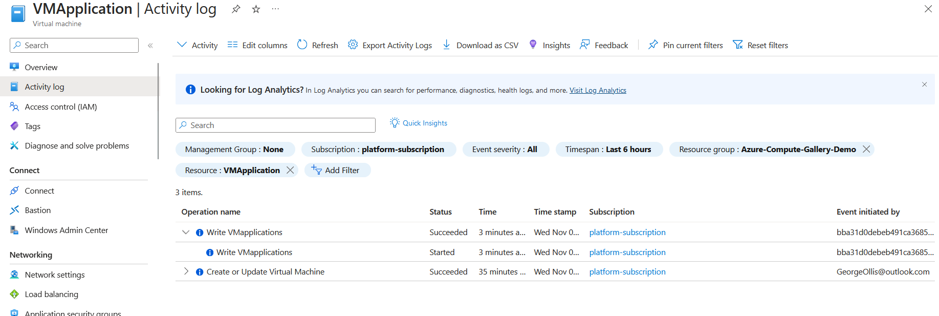 Using VM applications and Azure Policy to deploy applications.