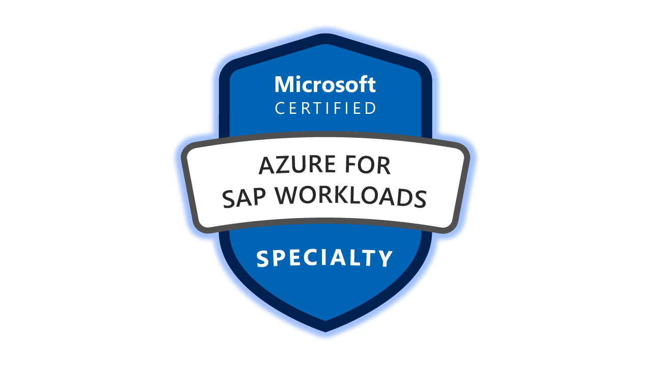 Microsoft Certified: Azure for SAP Workloads Specialty