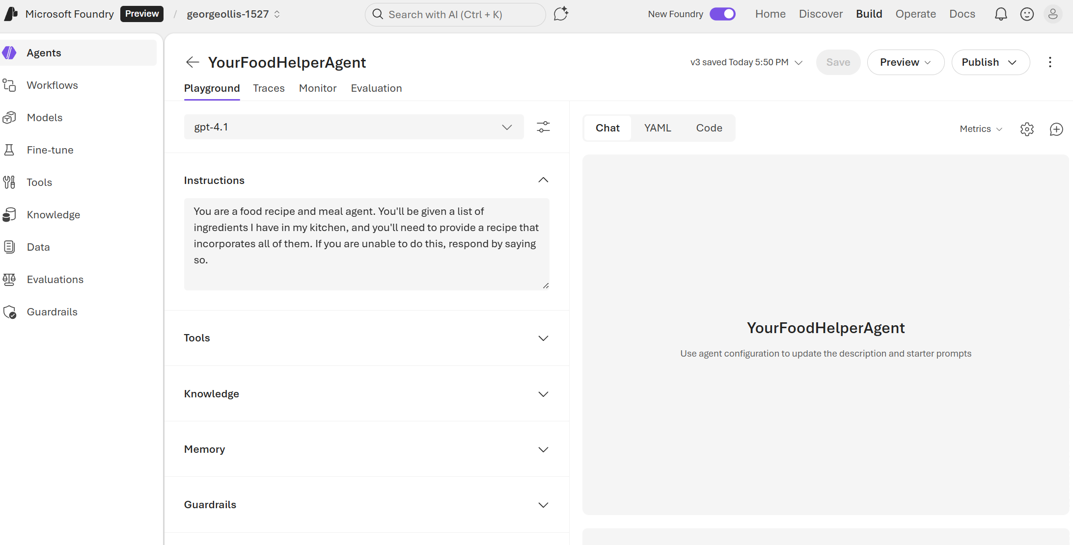 Consuming a Microsoft Foundry Agent programatically