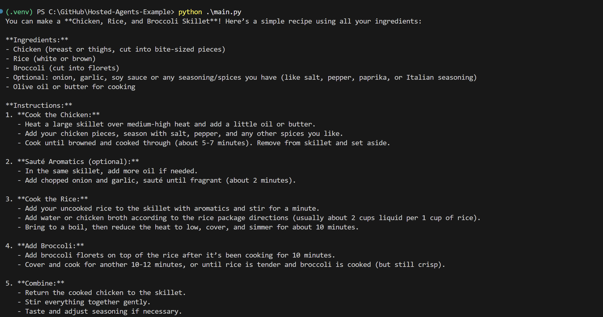 Consuming a Microsoft Foundry Agent programatically