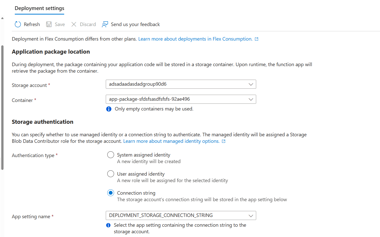 Deploying applications on  Azure Functions using Flex Consumption Plans