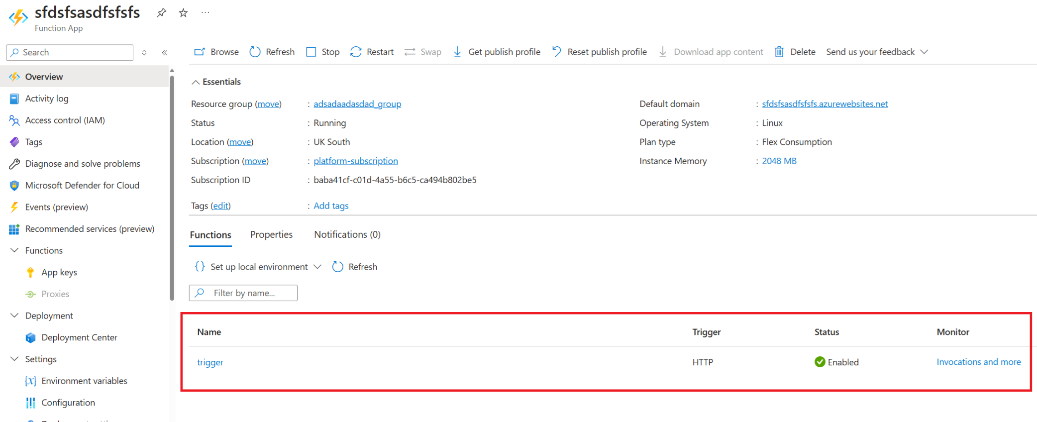 Deploying applications on  Azure Functions using Flex Consumption Plans
